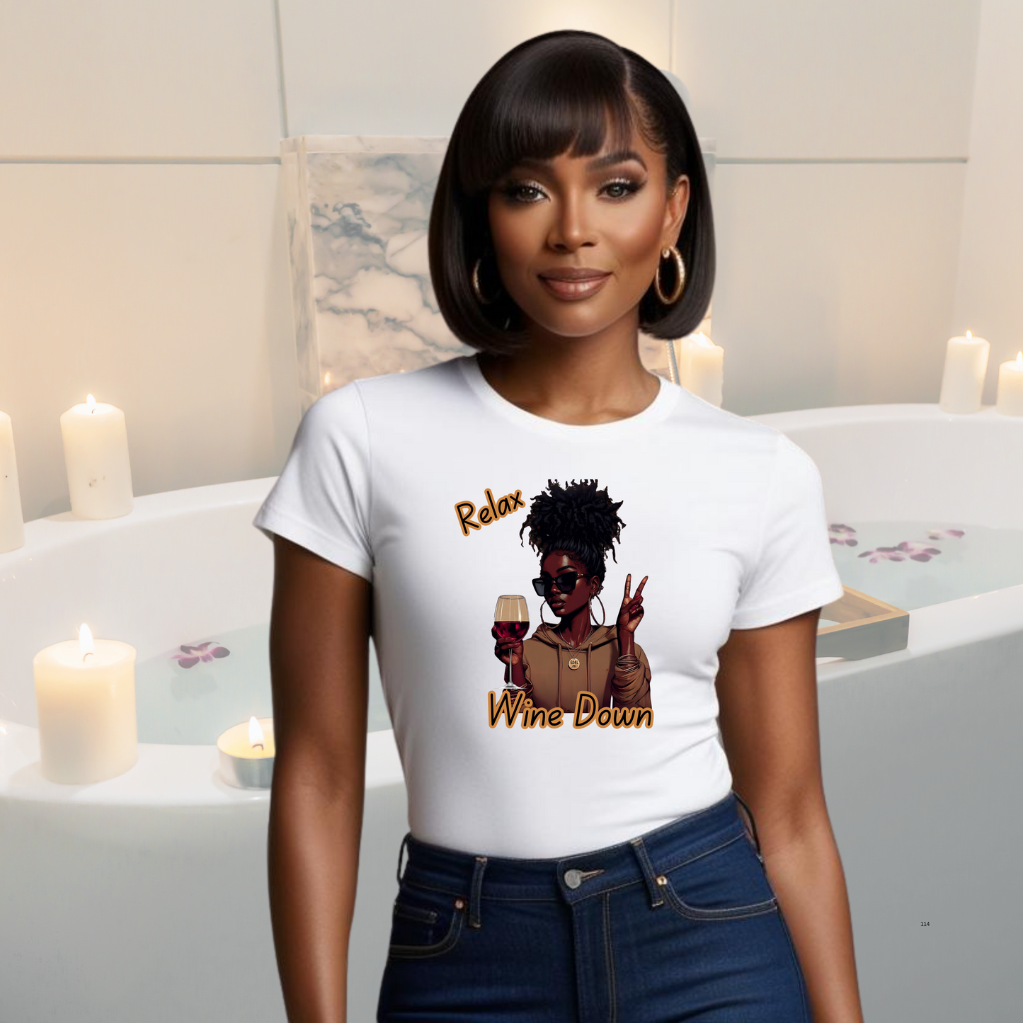 Relax & Wine Down Unisex t-shirt