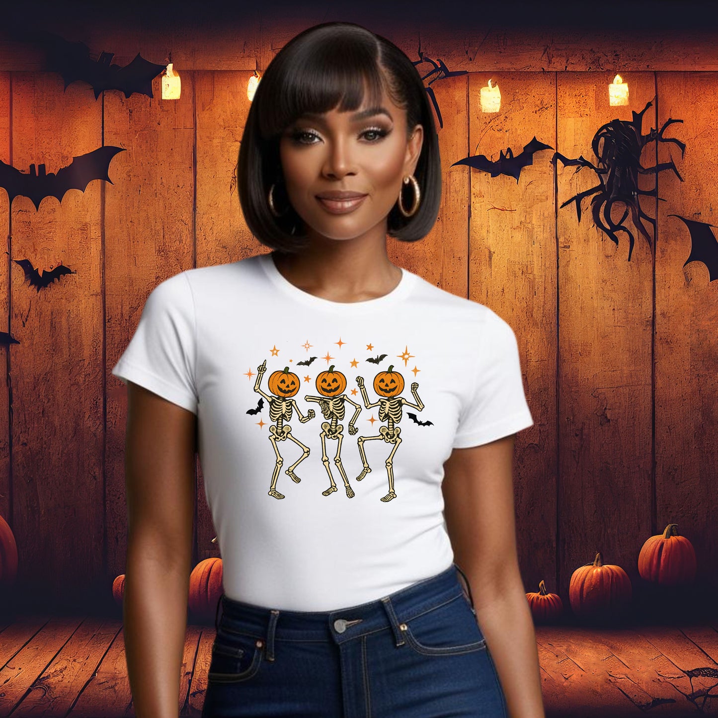 Skeleton Dancing Unisex Garment-Dyed T-shirt