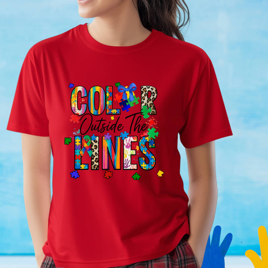 Color Outside the Lines Unisex t-shirt